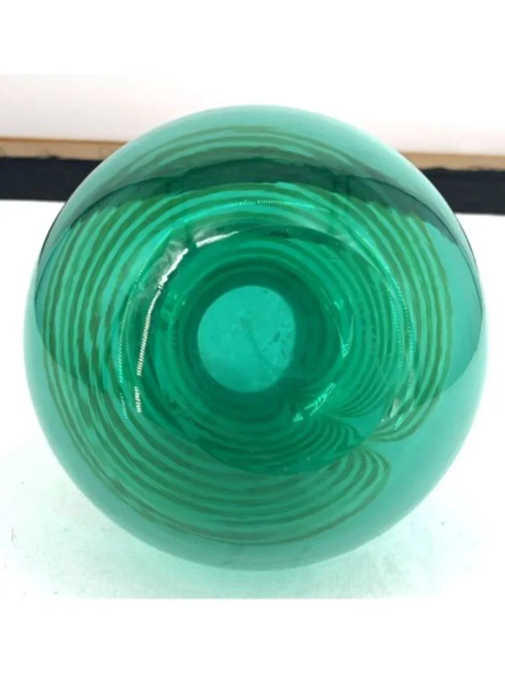 Steve Correia Iridescent Pulled Feather Art Glass Vase VM 3.88.5 Signed